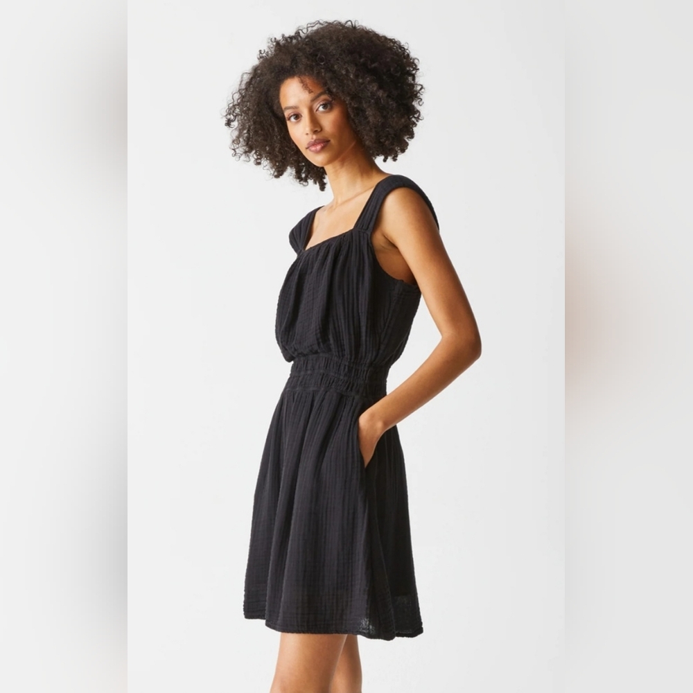 MICHAEL STARS Josephine Gauze Dress, Size Small